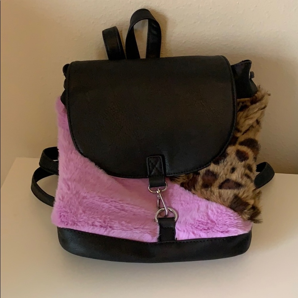 Furry backpack